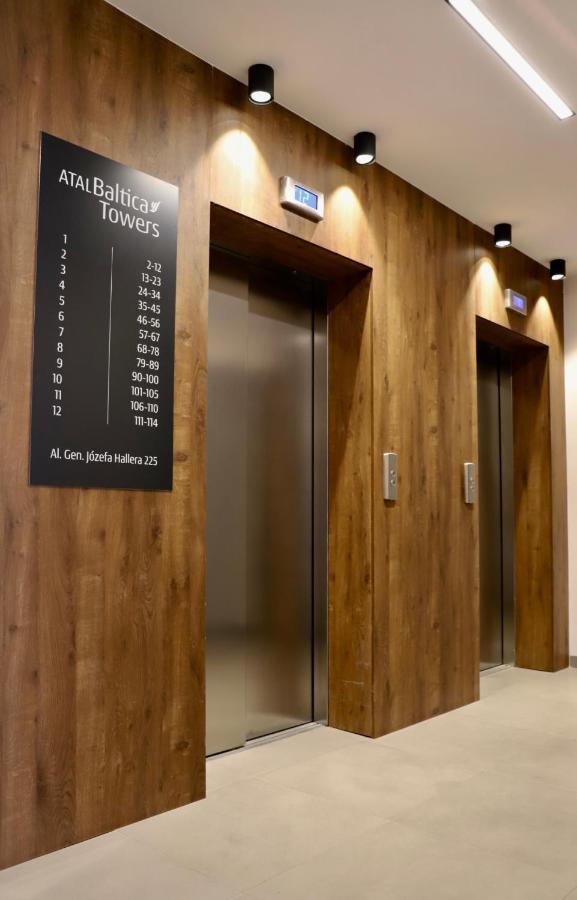 Apartament Gdansk Baltica Towers 7Floor Eksteriør bilde